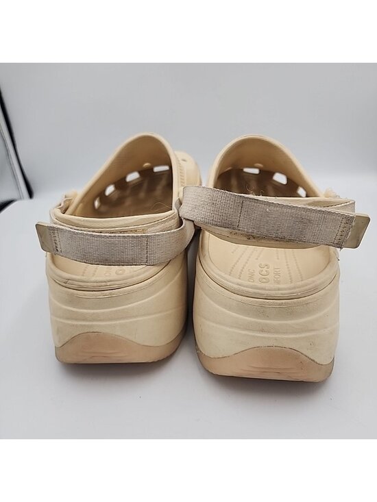 Crocs Mega Crush Clogs Mens 12 Shiitake Beige Tan Platform Shoes 207988 main image 10